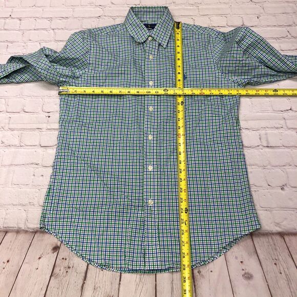 Ralph Lauren Men Long Sleeve Button Up Shirt Size Small Plaid Stretch B262 -23 - Picture 2 of 14